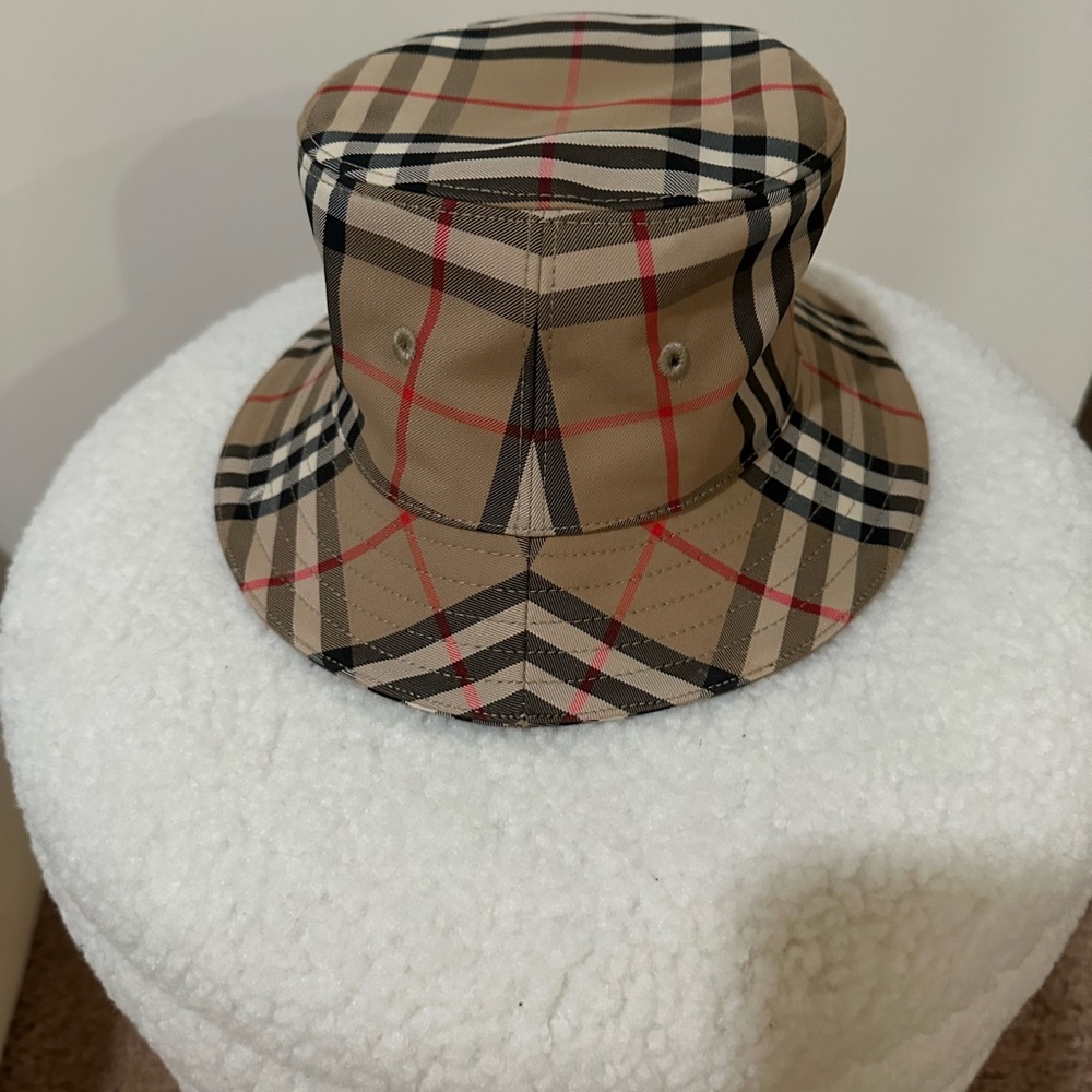Burberry Checkered Bucket Hat